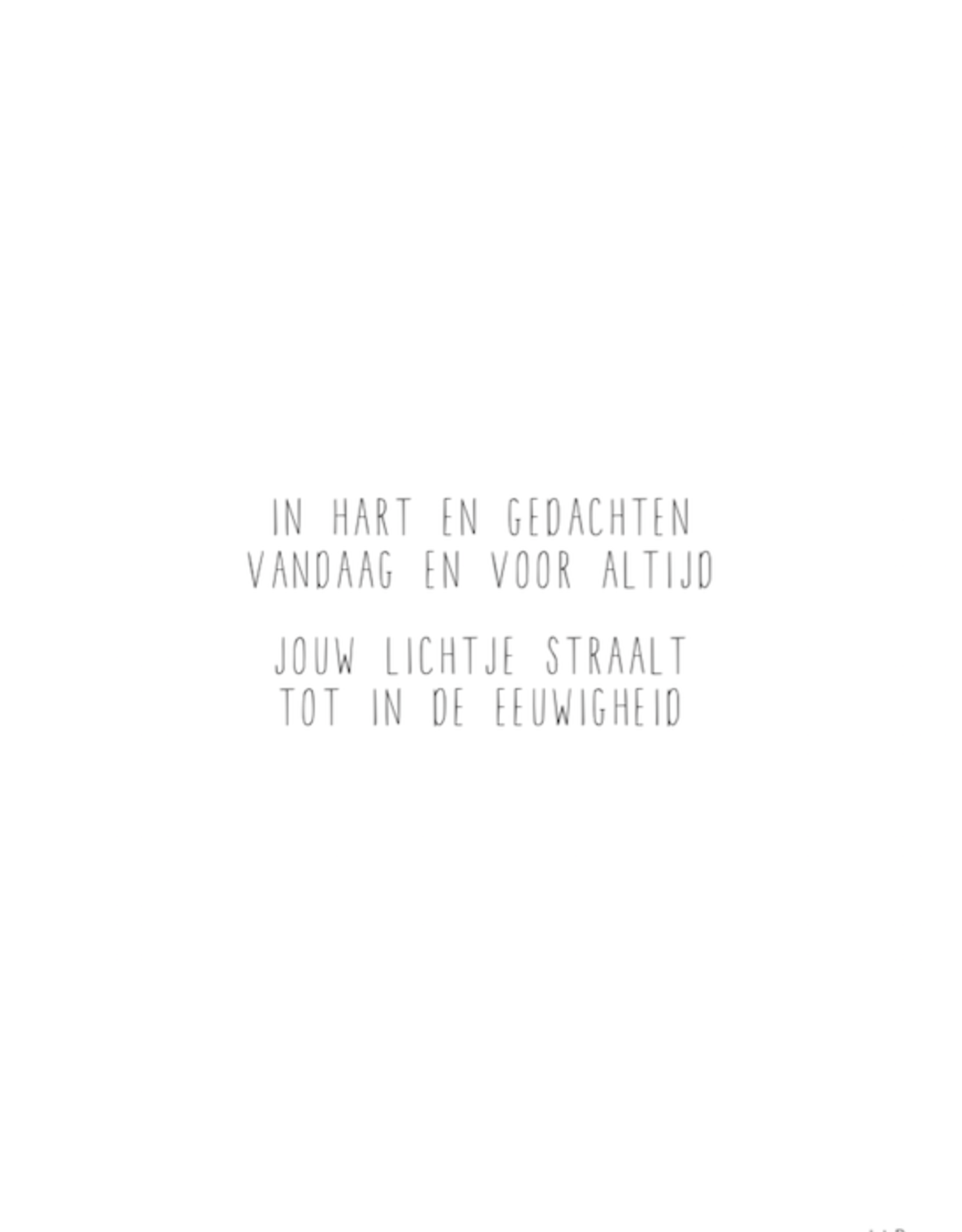 Gewoon Jip Postkaart - In hart en gedachten