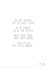 Gewoon Jip Kaart met envelop - Pas net ontmoet