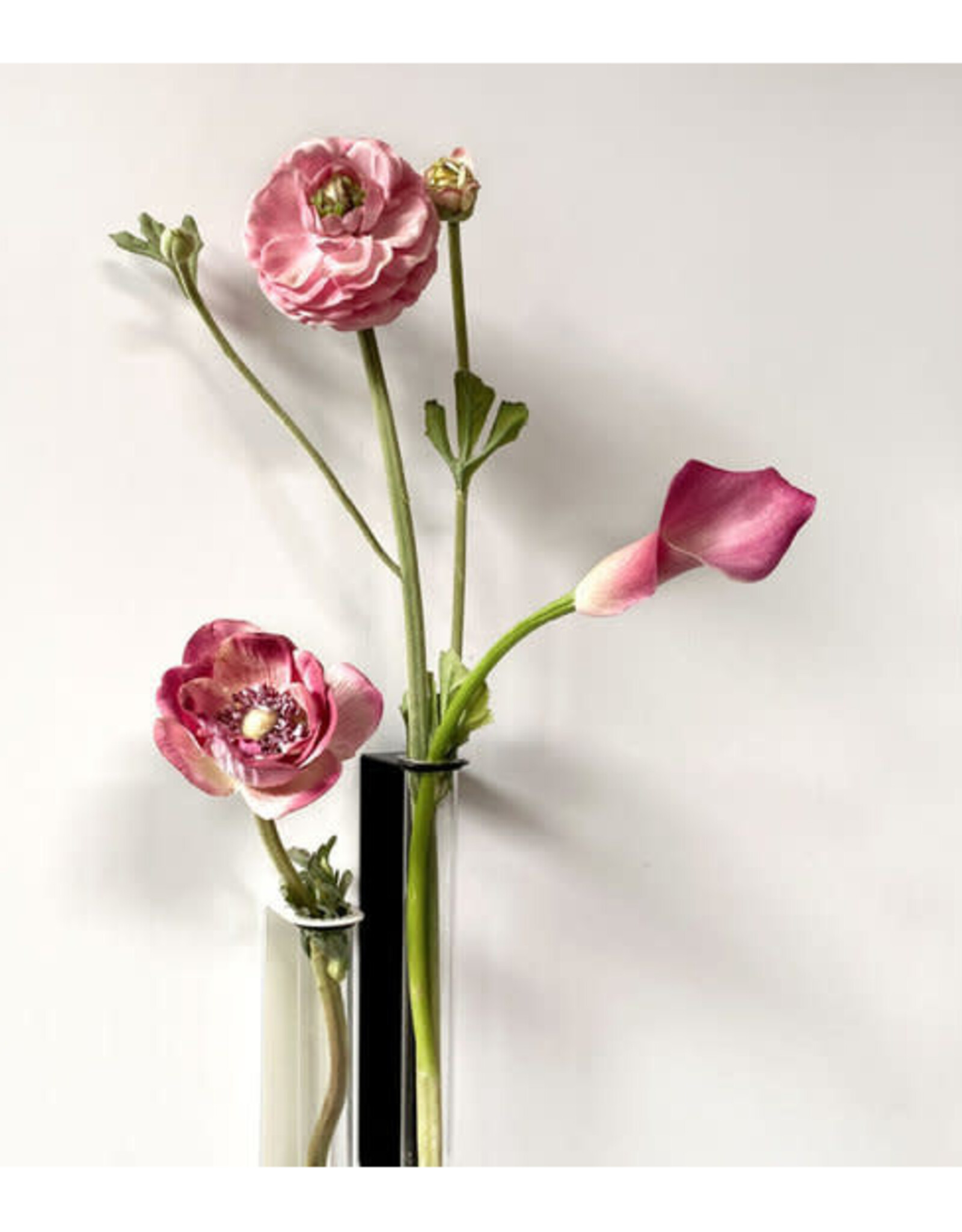 Groovy Magnets Magnetische bloemenvaasje - zwart