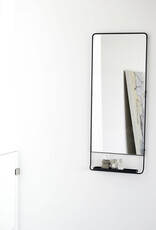 House Doctor Spiegel -  w/ shelf, Chic black