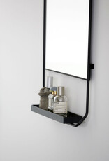House Doctor Spiegel -  w/ shelf, Chic black