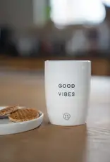 Zusss Koffiemok - Good vibes - Wit