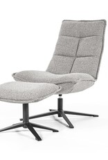 Lounge stoel - Marcy met voetbank