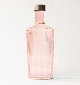 Paveau Waterfles - Pink - ribbels