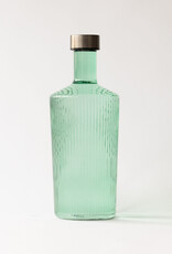 Paveau Waterfles - Bondi green - ribbels