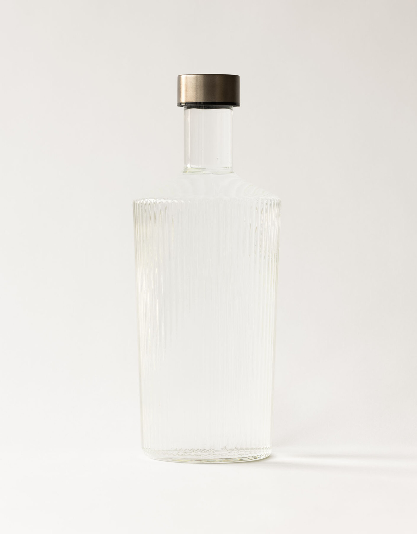 Paveau Waterfles - White - ribbels