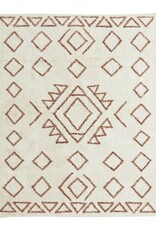 Madam Stoltz Tapijt - Cotton rug with tassels