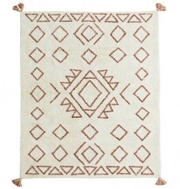 Tapijt - Cotton rug with tassels