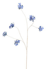 Kunstbloem - Hortensia kleursteel 110cm blauw