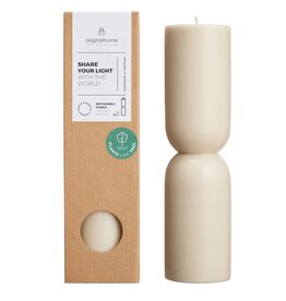 kaars organic beige L