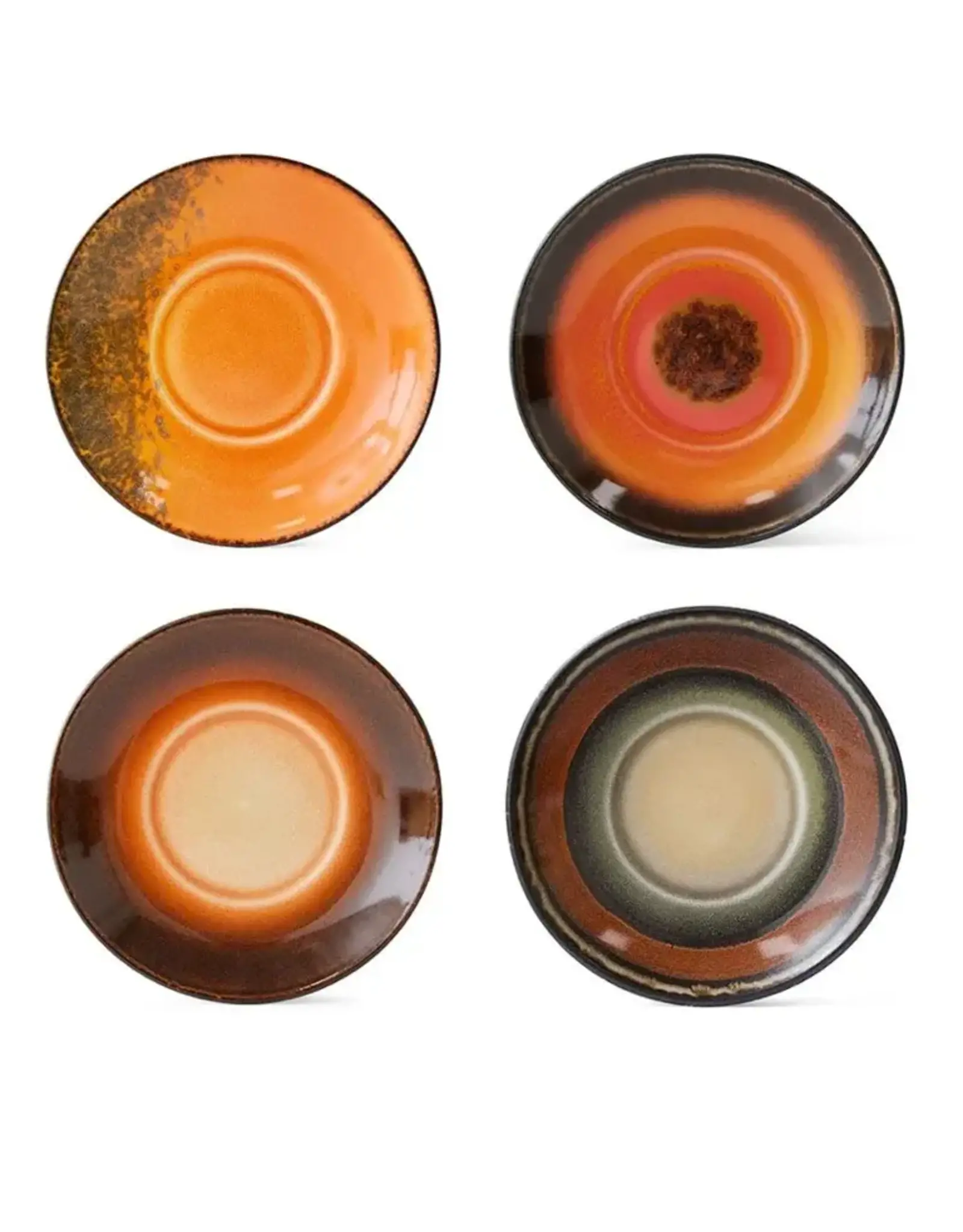 HKliving Onderzetters - 70's ceramics - Roast (set of 4)