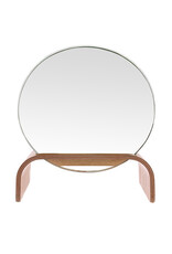 HKliving Spiegel met houten staander