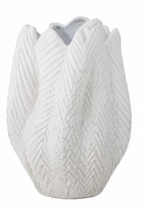 Bloomingville Vaas - Besa white stoneware
