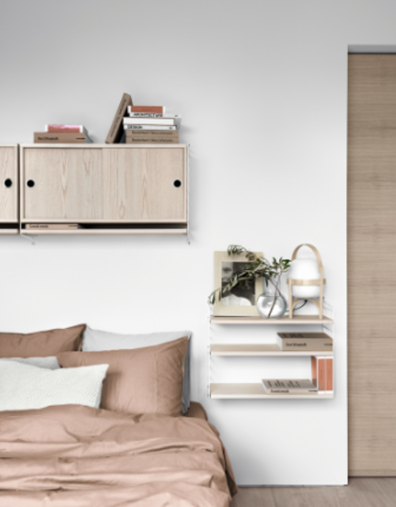 String Furniture String pocket - Ash/white