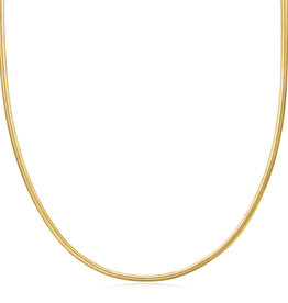 Ania Haie Ketting - Flat snake - goud