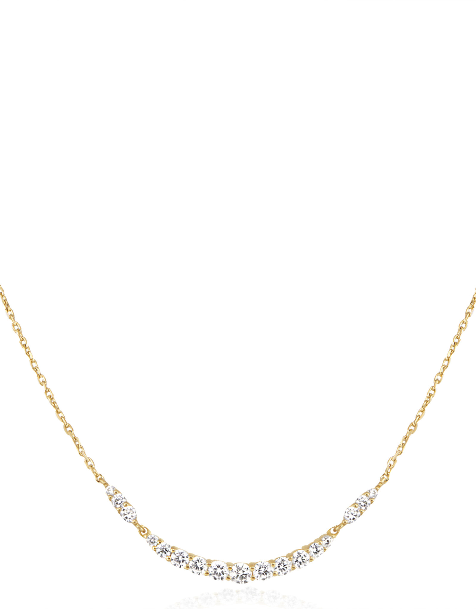 Ania Haie Ketting - arc pave - goud