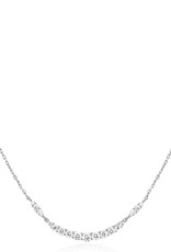 Ania Haie Ketting - Arc pave - zilver