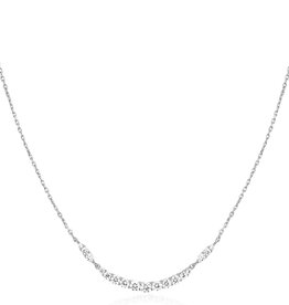 Ania Haie Ketting - Arc pave - zilver