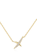 Ania Haie ketting - kiss pave - goud