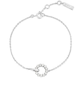 Ania Haie Armband - interlinked circles pave - zilver