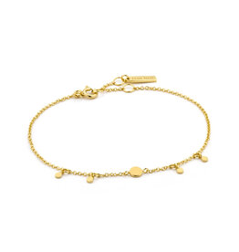 Ania Haie Armband -  Geometry drop discs - gold