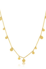 Ania Haie Ketting -  Geometry mixed discs - goud