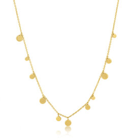 Ania Haie Ketting -  Geometry mixed discs - goud