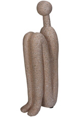Ornament - Human beige 10x6x27 cm
