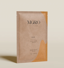 Moro Refill Body Wash (2 stuks) - sage / lemon / orange