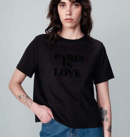 Grace & Mila T-shirt Paris is Love - zwart