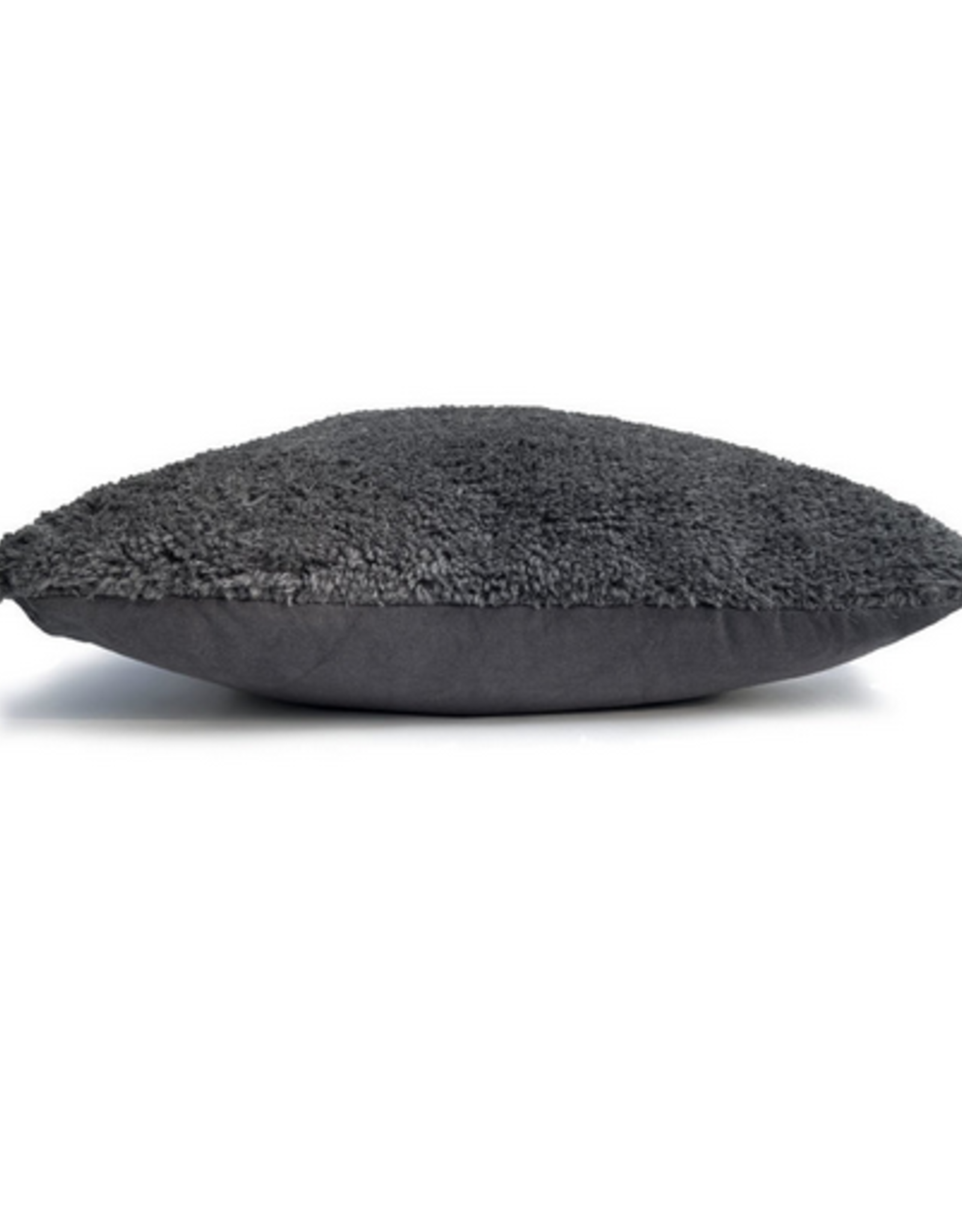 Kussen - Turfed solid cushion - cozy grey