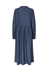 Lollys Laundry Kleed - Aliya Maxi dress - blauw jeans