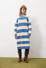 Kleed - Coryne blauw/beige