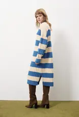 Kleed - Coryne blauw/beige