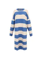 Kleed - Coryne blauw/beige
