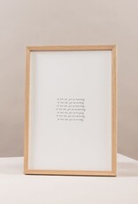 Ik pak je in Lijst & poster A4 Ik hou van jou op...