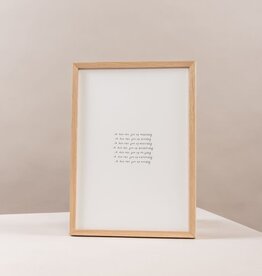 Ik pak je in Lijst & poster A4 Ik hou van jou op...