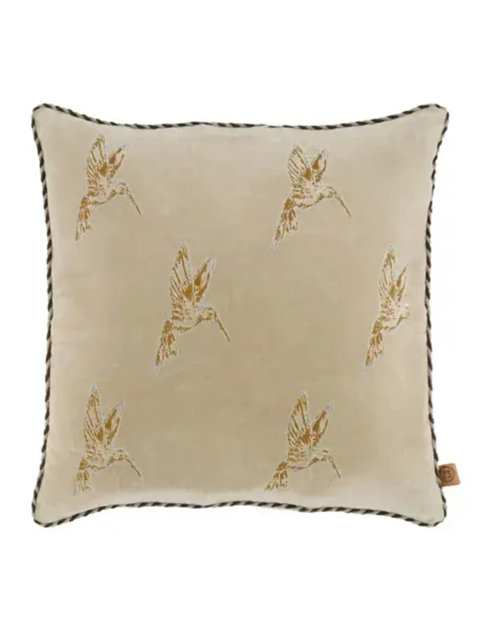 Zusss Kussen - Velvet Colibri borduur 45x45