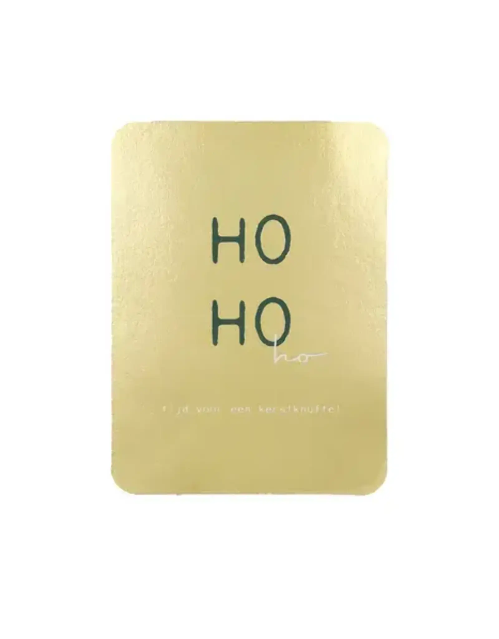 Zusss Ansichtkaart - Hohoho goud