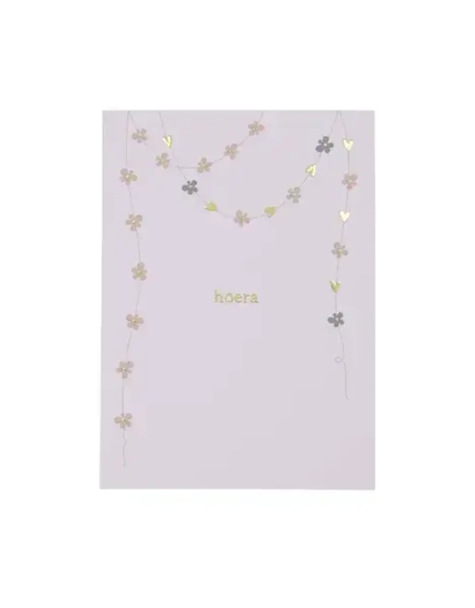 Zusss Ansichtkaart - Hoera multicolor