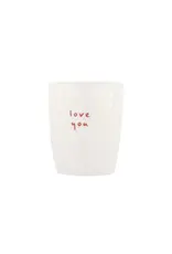 Zusss Espressokopje love you wit/rood