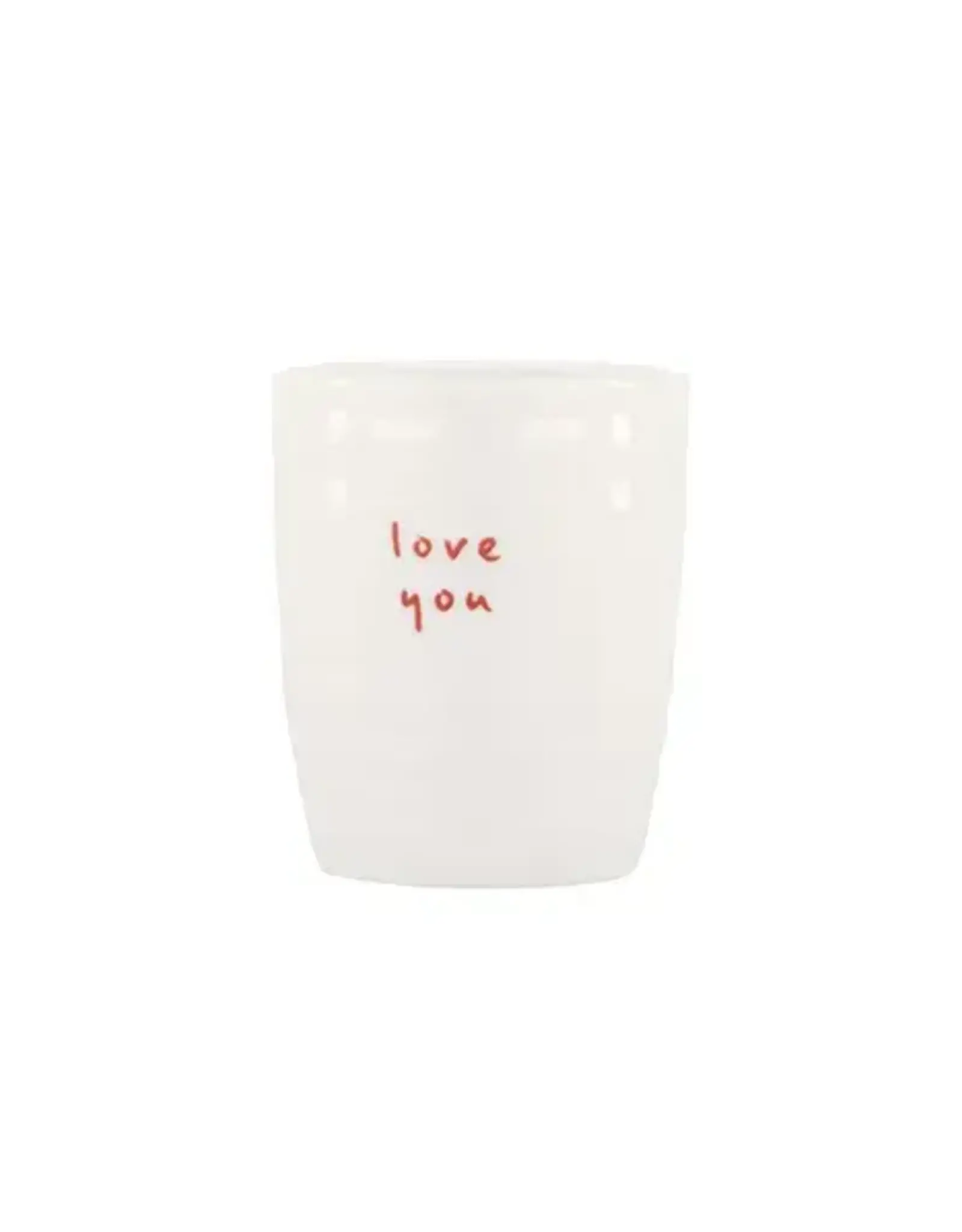 Zusss Espressokopje love you wit/rood