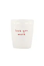 Zusss Koffiemok love you more wit/rood