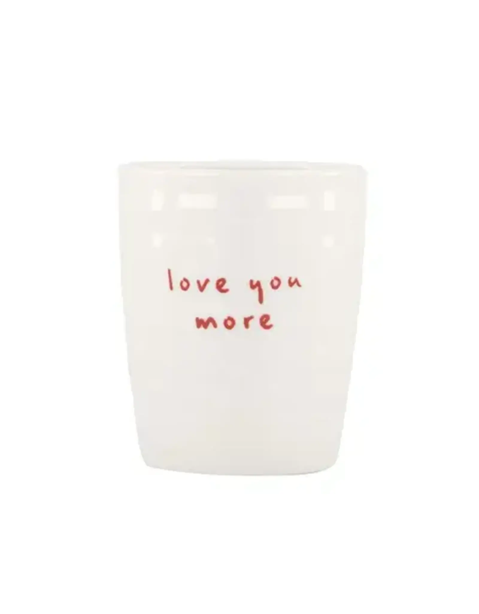 Zusss Koffiemok love you more wit/rood