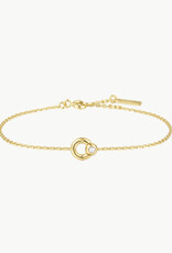 Ania Haie Armband - Chic creator freshwater pearl - goud
