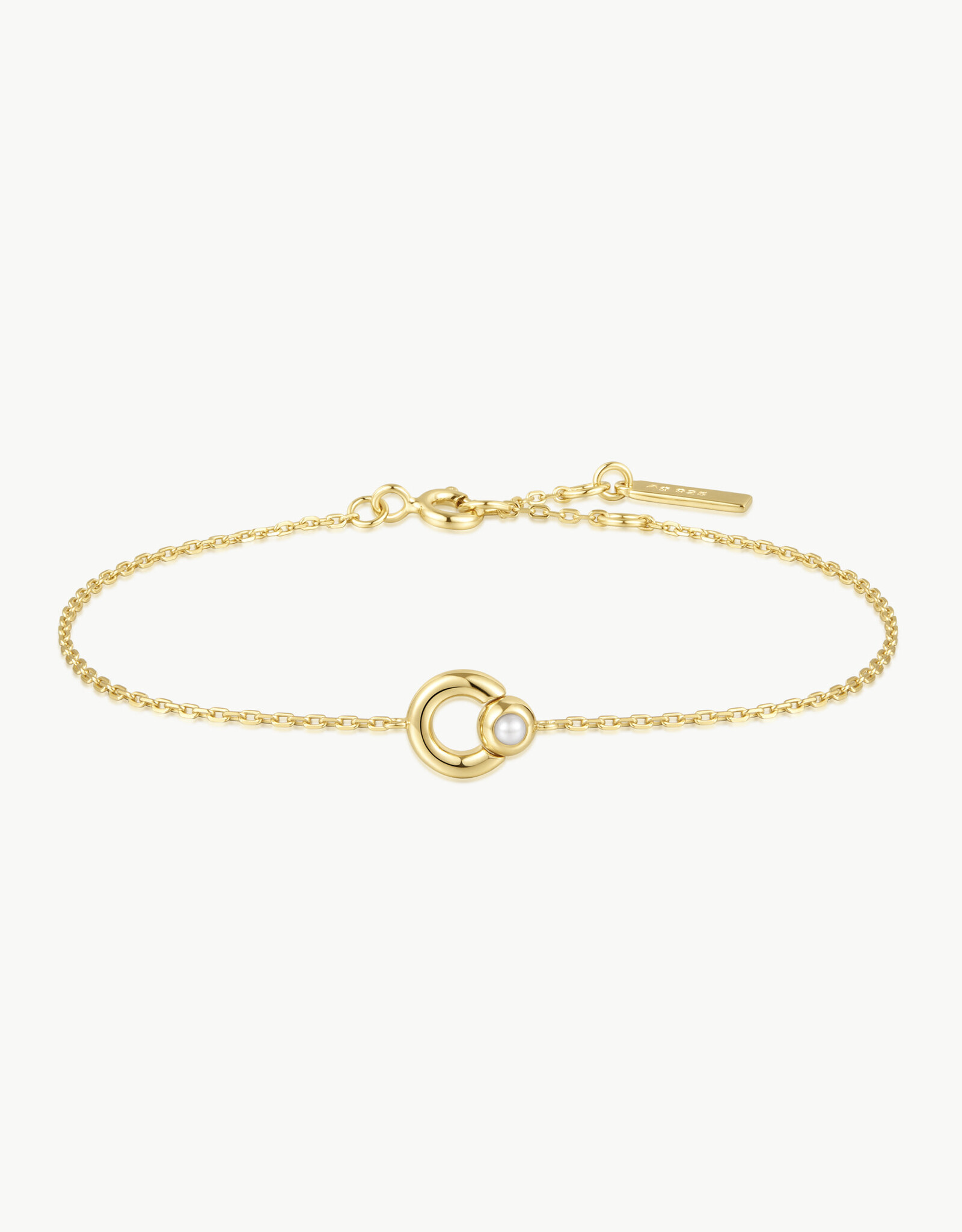 Ania Haie Armband - Chic creator freshwater pearl - goud