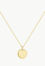 Ania Haie Ketting - Chic creator disc pendant - goud