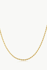 Ania Haie Ketting - Chic creator rope twist chain - goud