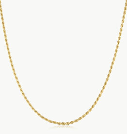 Ania Haie Ketting - Chic creator rope twist chain - goud