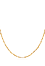 Ania Haie Ketting - Sunshine chaser shiny curb - goud